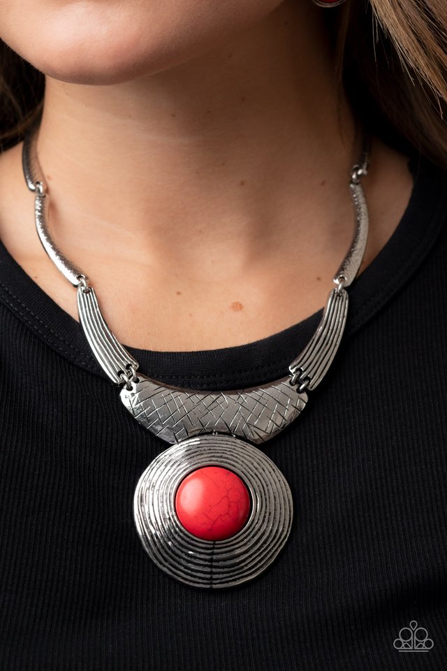 EMPRESS-ive Resume - Red - Paparazzi Necklace Image