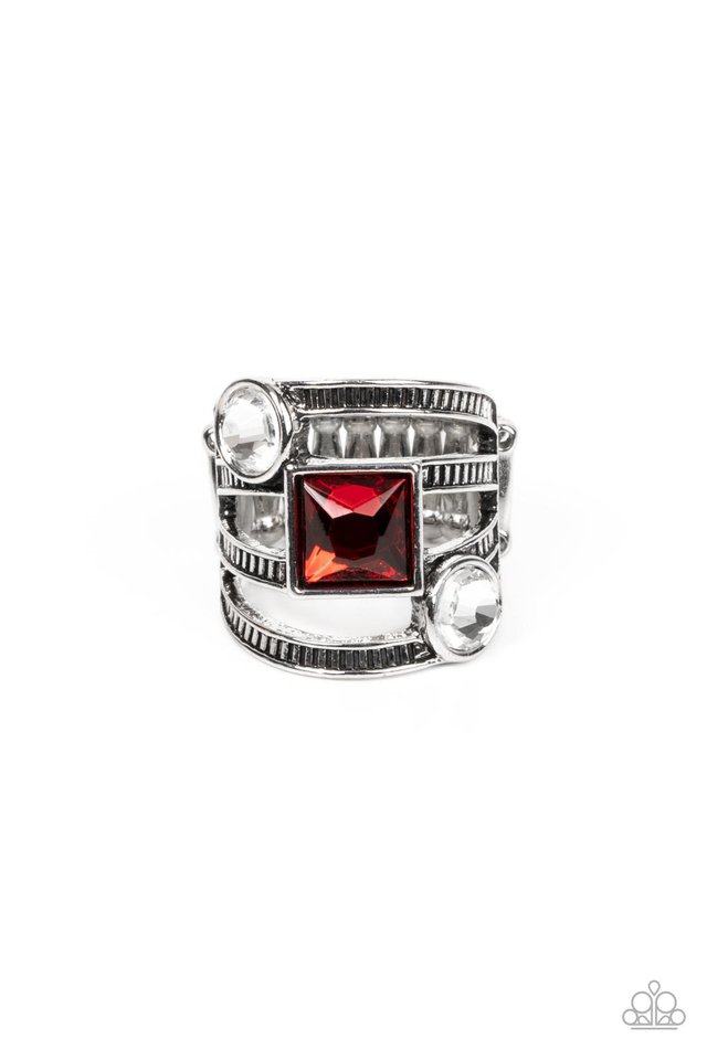 Galactic Governess - Red - Paparazzi Ring Image