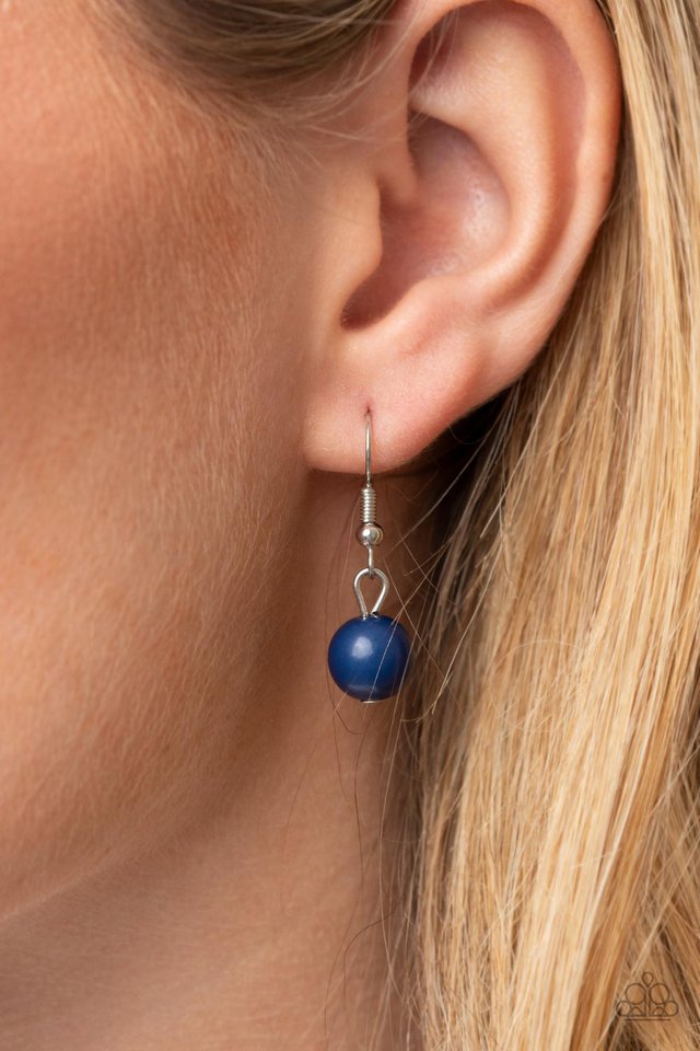 Barcelona Bash - Blue - Paparazzi Necklace Image