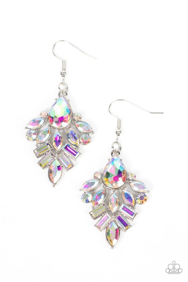 Stellar-escent Elegance - Multi - Paparazzi Earring Image