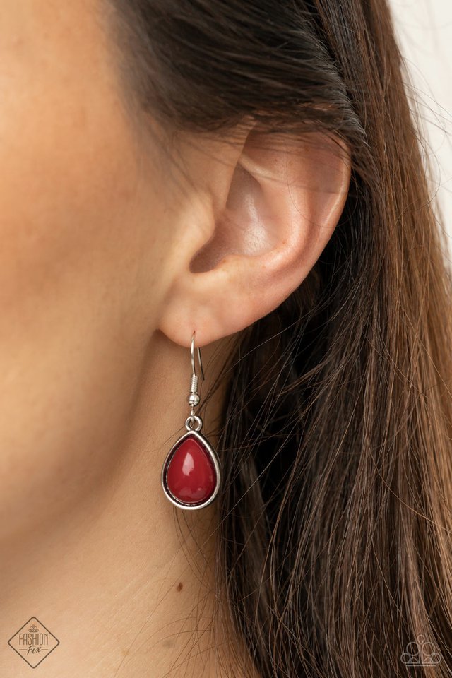 Mediterranean Mystery - Red - Paparazzi Necklace Image