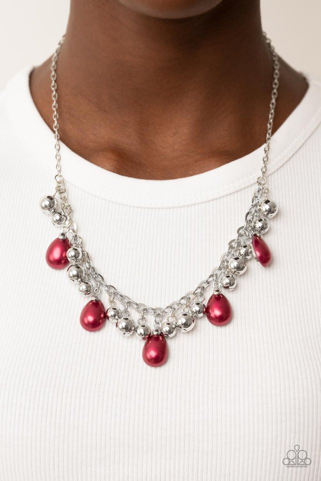 Party Favor - Red - Paparazzi Necklace Image