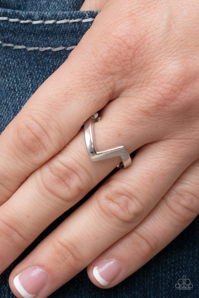 Global Shock - Silver - Paparazzi Ring Image