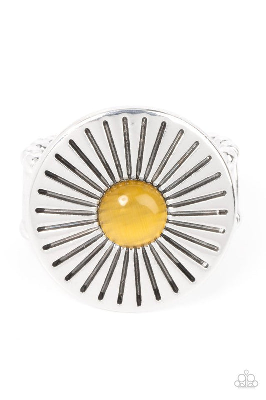 Everglade Eden - Yellow - Paparazzi Ring Image