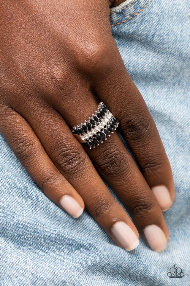 Cinematic Couture - Black - Paparazzi Ring Image