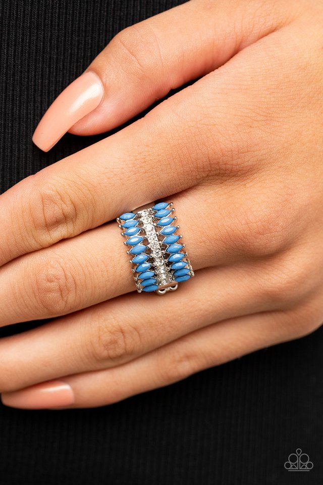 Cinematic Couture - Blue - Paparazzi Ring Image