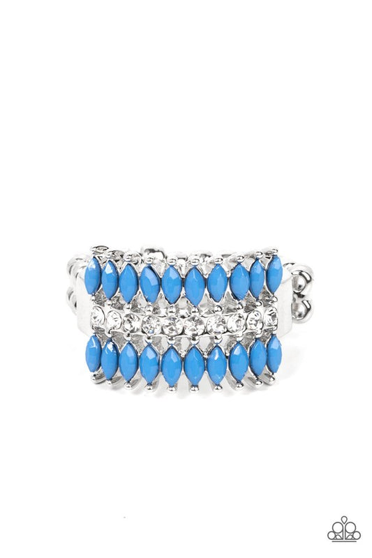 Cinematic Couture - Blue - Paparazzi Ring Image
