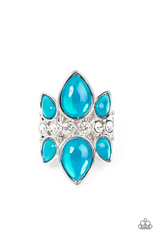 TRIO Tinto - Blue - Paparazzi Ring Image
