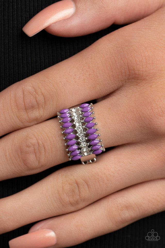 Cinematic Couture - Purple - Paparazzi Ring Image