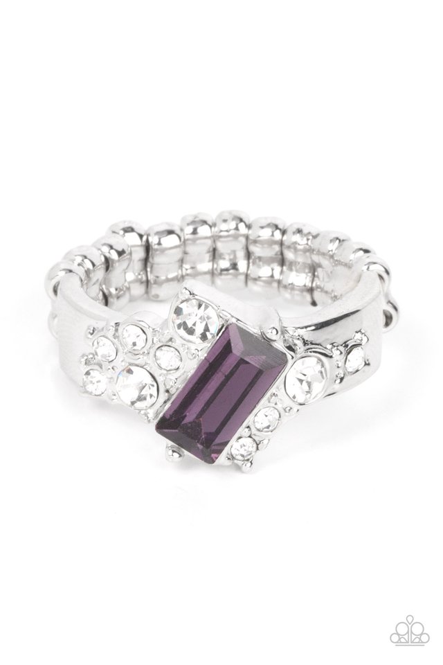 Tip the Balance - Purple - Paparazzi Ring Image