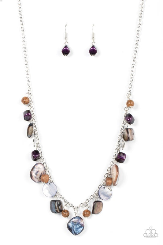 Caribbean Charisma - Purple - Paparazzi Necklace Image