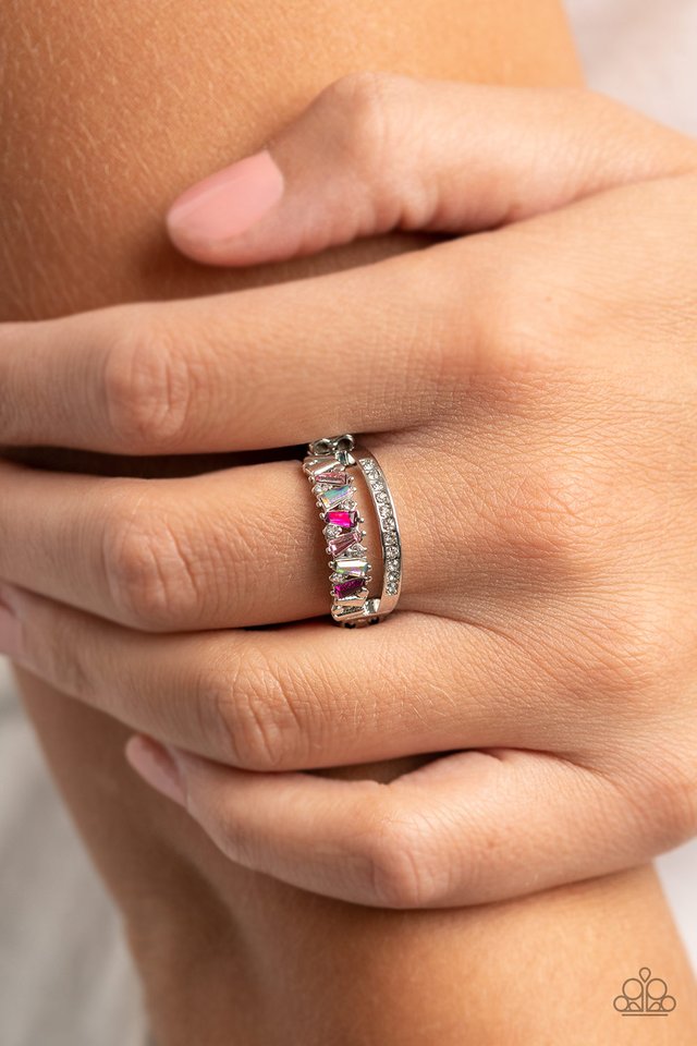 Fractal Fascination - Pink - Paparazzi Ring Image