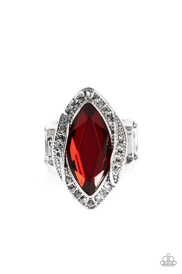 Let Me Take a REIGN Check - Red - Paparazzi Ring Image