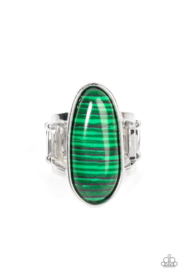 Eco Expression - Green - Paparazzi Ring Image
