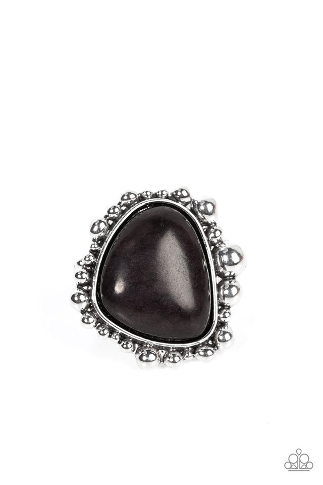 Dont DWELLER on It - Black - Paparazzi Ring Image