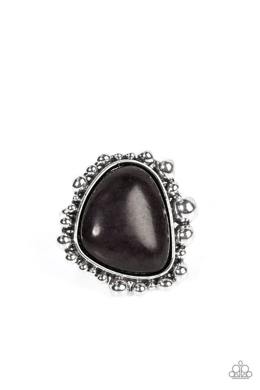 Dont DWELLER on It - Black - Paparazzi Ring Image
