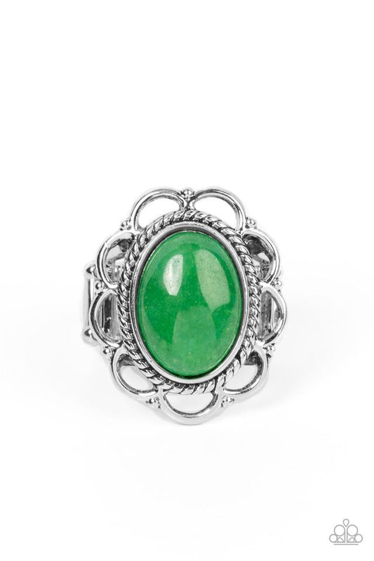 Gemstone Eden - Green - Paparazzi Ring Image