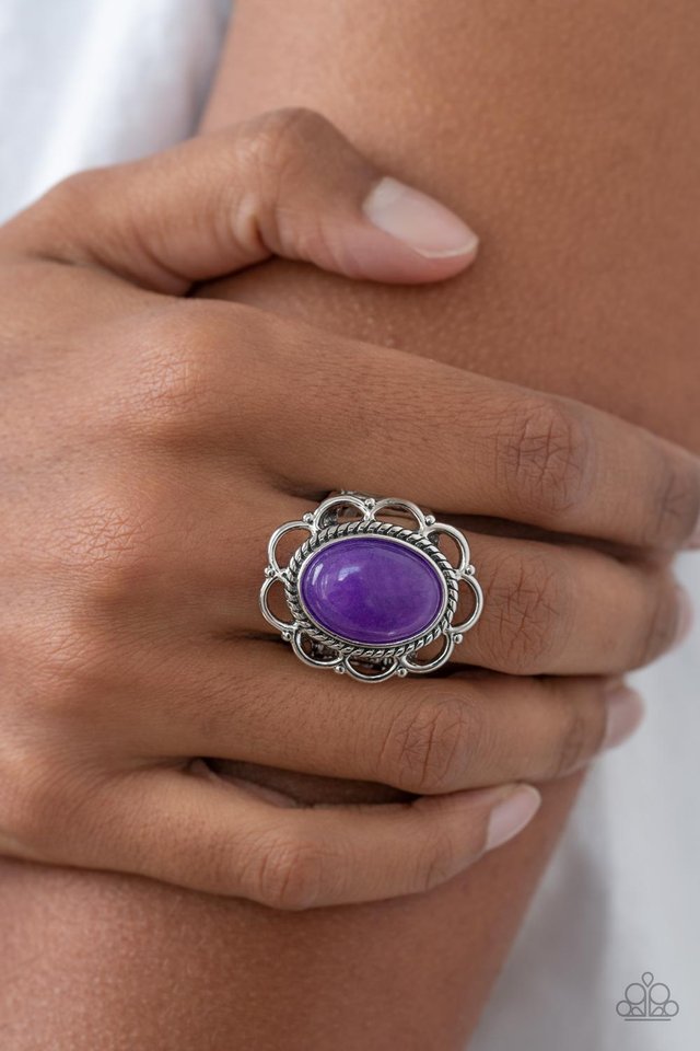 Gemstone Eden - Purple - Paparazzi Ring Image