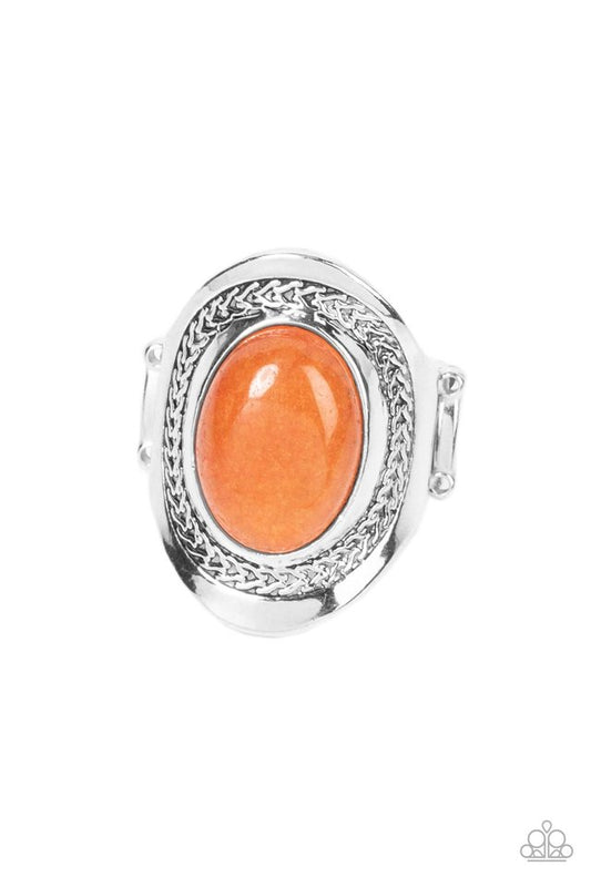 Rockable Refinement - Orange - Paparazzi Ring Image