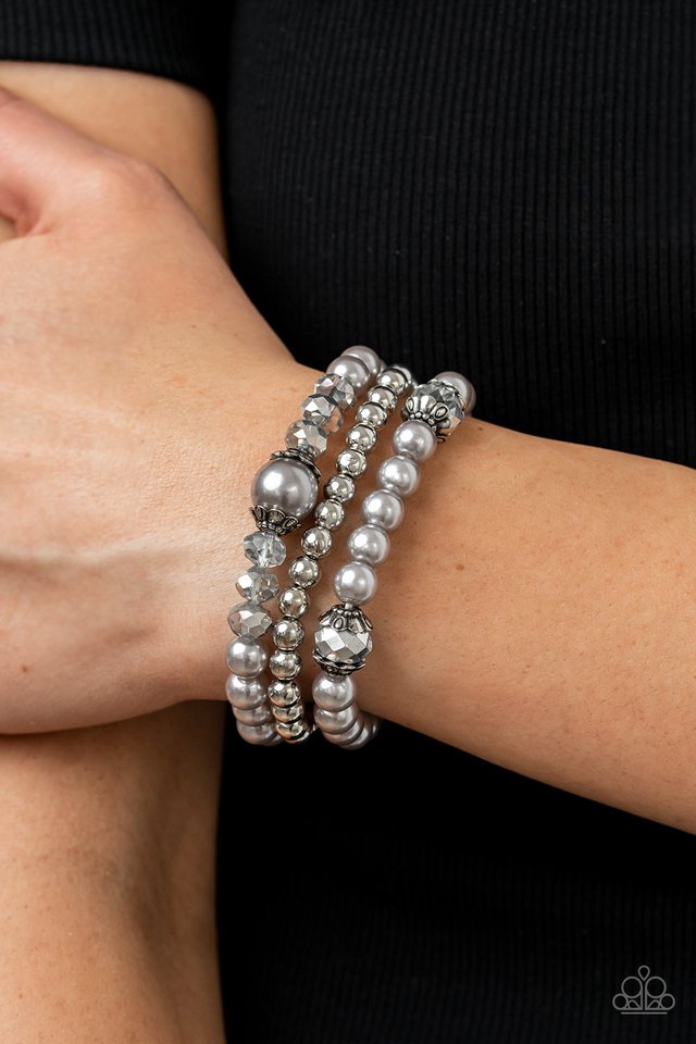 Positively Polished - Silver - Paparazzi Bracelet Image
