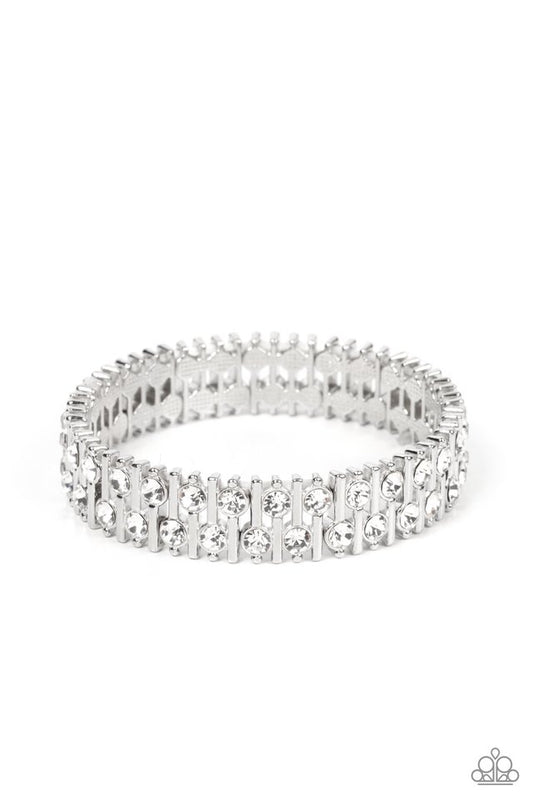 Generational Glimmer​ - White - Paparazzi Bracelet Image