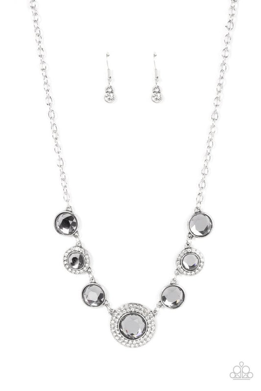Extravagant Extravaganza - Silver - Paparazzi Necklace Image
