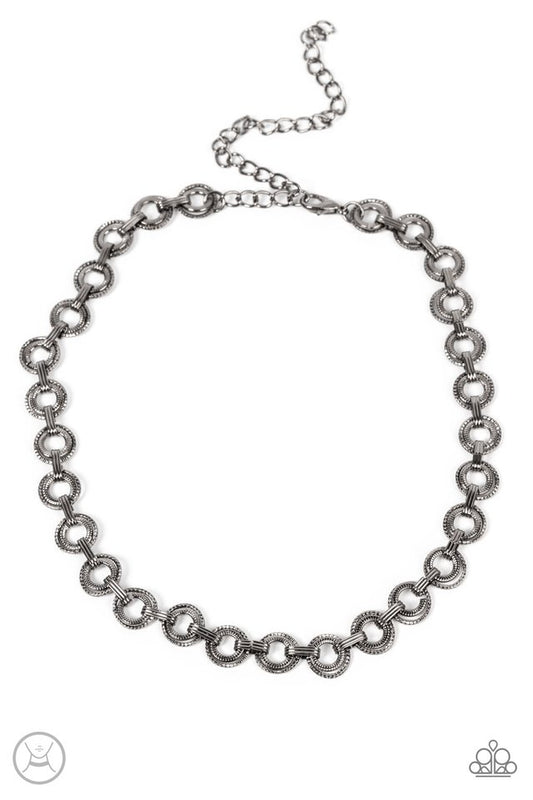 Grit and Grind - Black - Paparazzi Necklace Image
