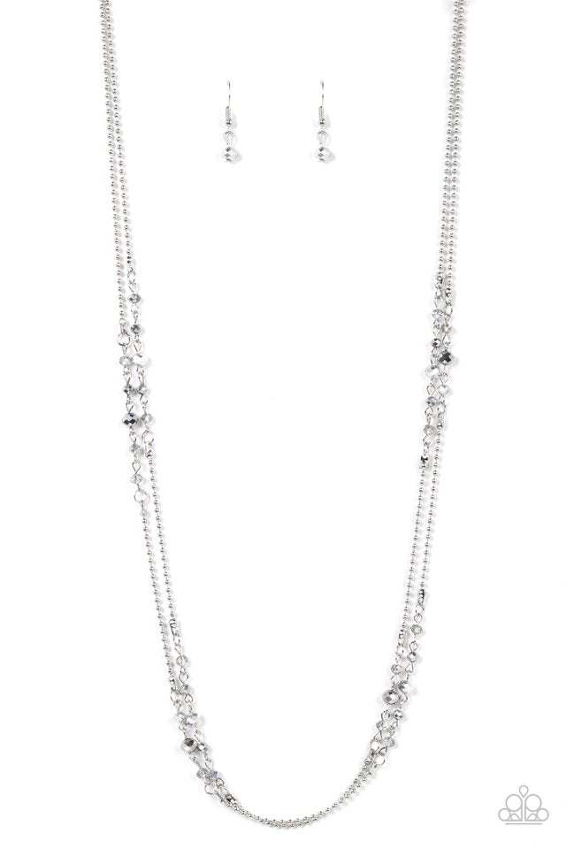 Petitely Prismatic - Silver - Paparazzi Necklace Image