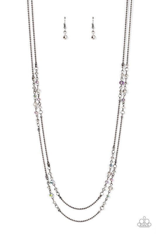 Petitely Prismatic - Black - Paparazzi Necklace Image