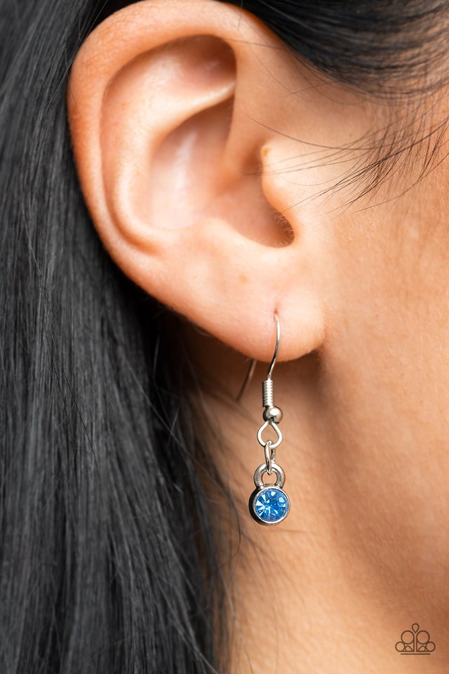 Trinket Twinkle - Blue - Paparazzi Necklace Image