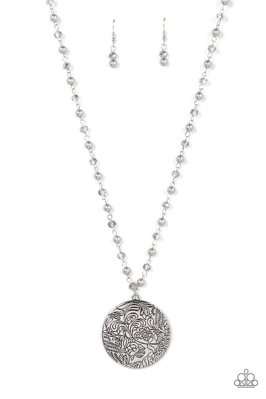 Secret Cottage - Silver - Paparazzi Necklace Image
