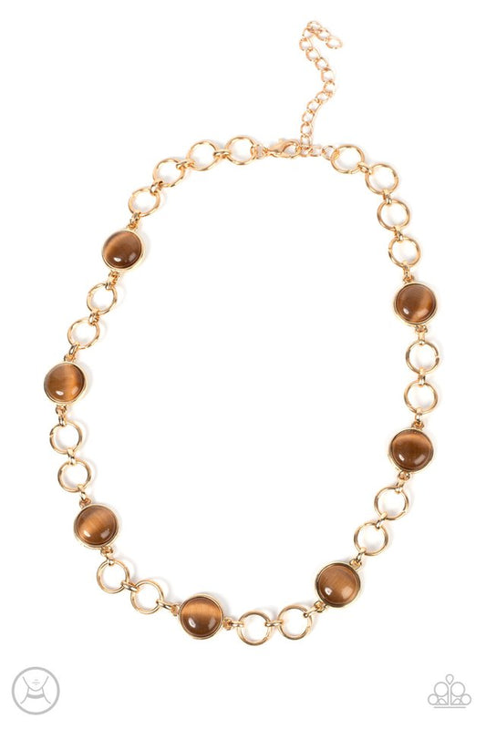 Dreamy Distractions - Brown - Paparazzi Necklace Image