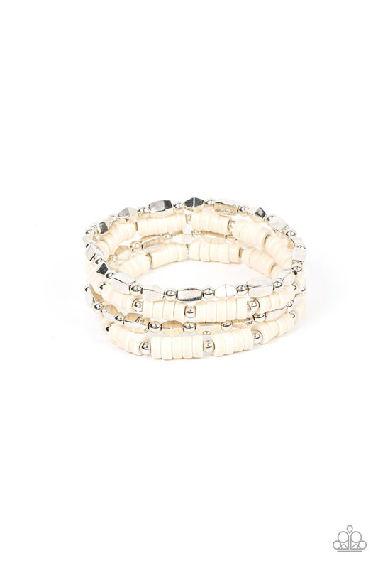 Anasazi Apothecary - White - Paparazzi Bracelet Image