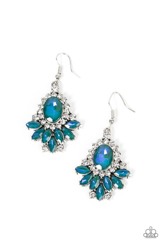 Magic Spell Sparkle - Green - Paparazzi Earring Image