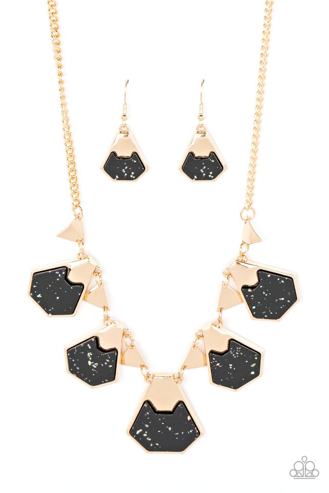 ​Extra Exclusive - Black - Paparazzi Necklace Image