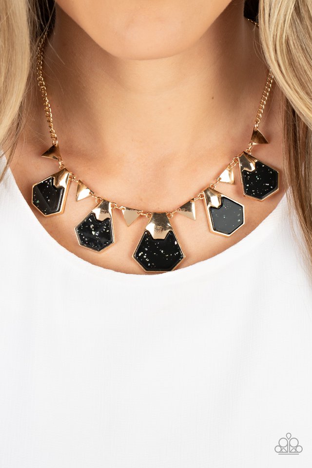 ​Extra Exclusive - Black - Paparazzi Necklace Image