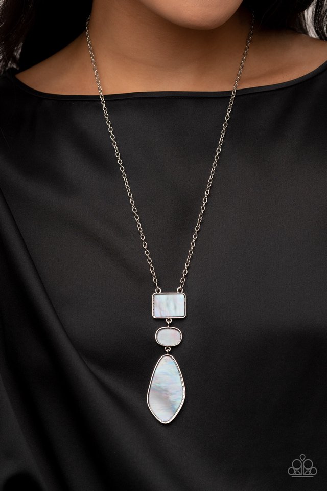 Hidden Cove - Silver - Paparazzi Necklace Image