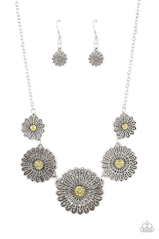 Marigold Meadows - Yellow - Paparazzi Necklace Image