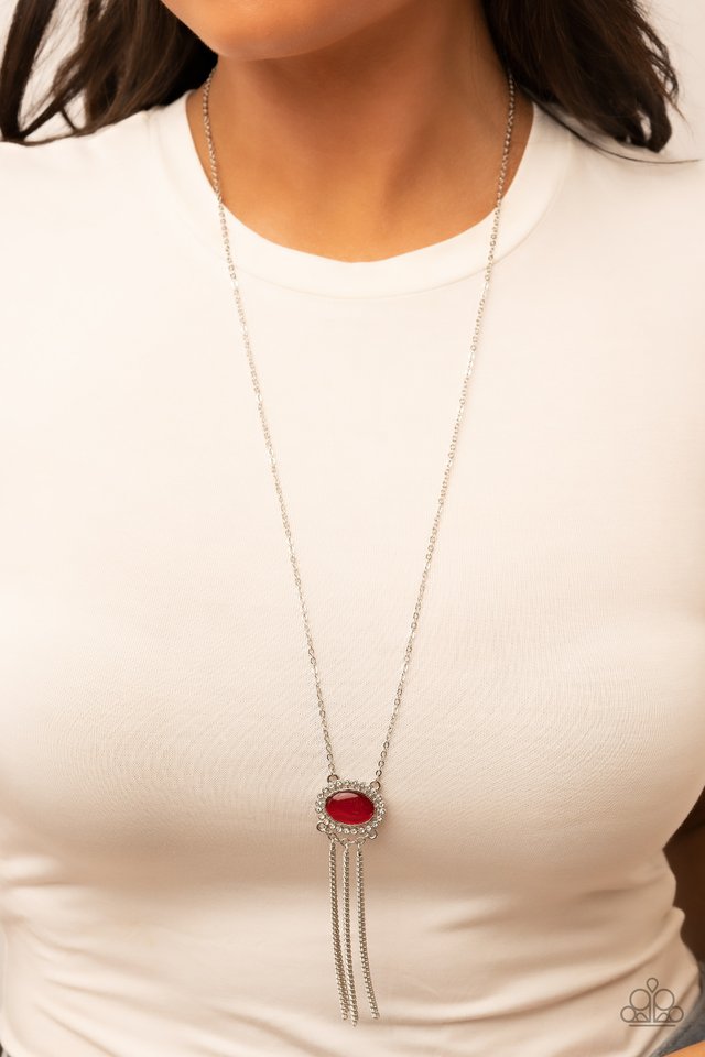 Happily Ever Ethereal - Red - Paparazzi Necklace Image