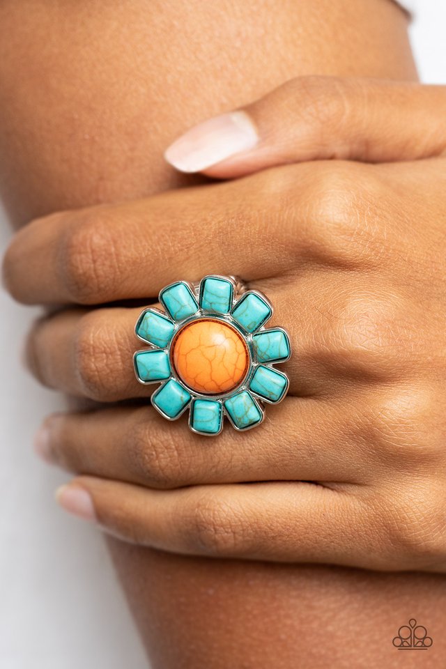 Mojave Marigold - Orange - Paparazzi Ring Image