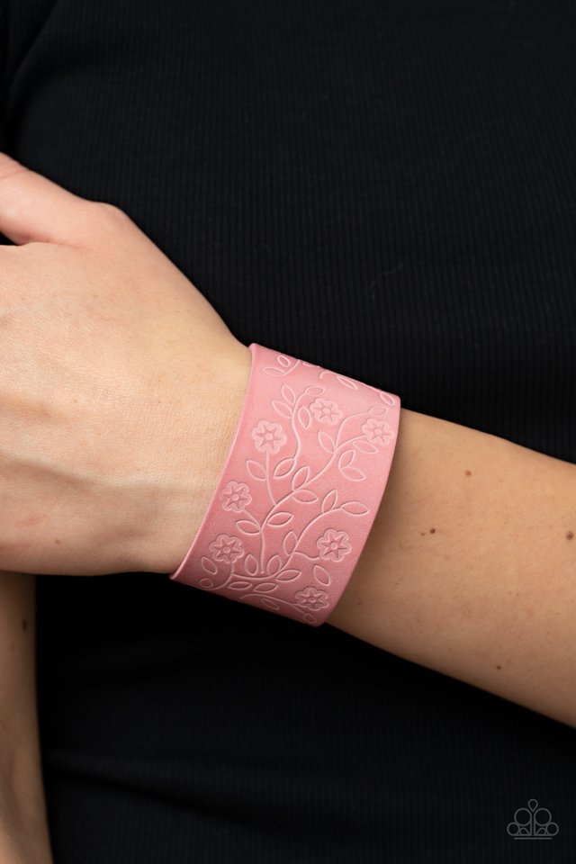 Rosy Wrap Up - Pink - Paparazzi Bracelet Image