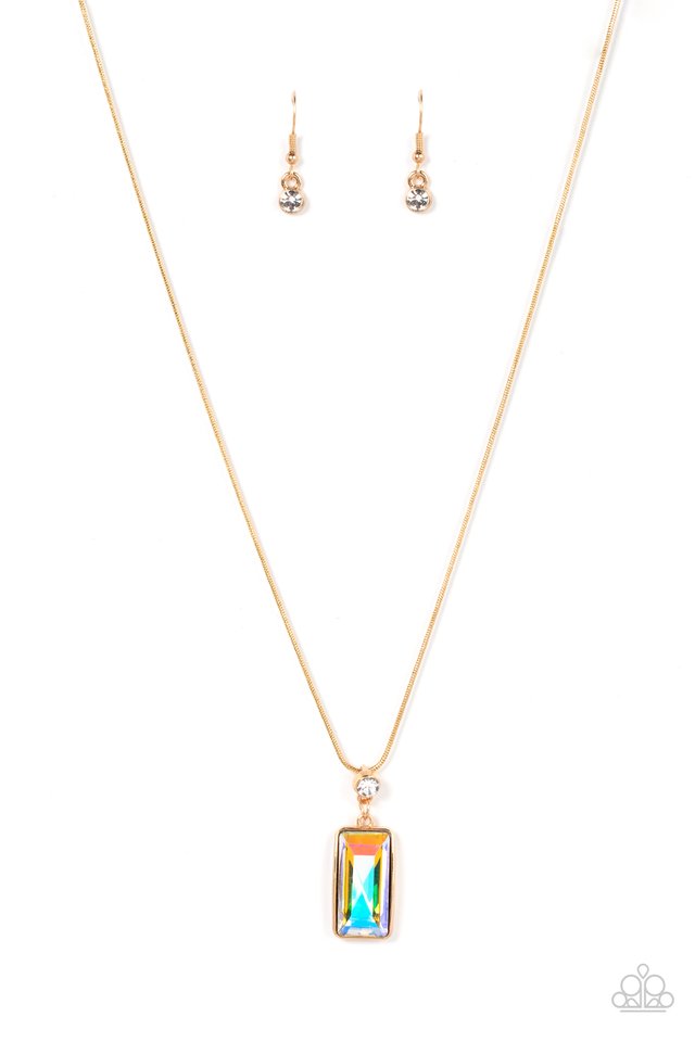 Cosmic Curator - Gold - Paparazzi Necklace Image