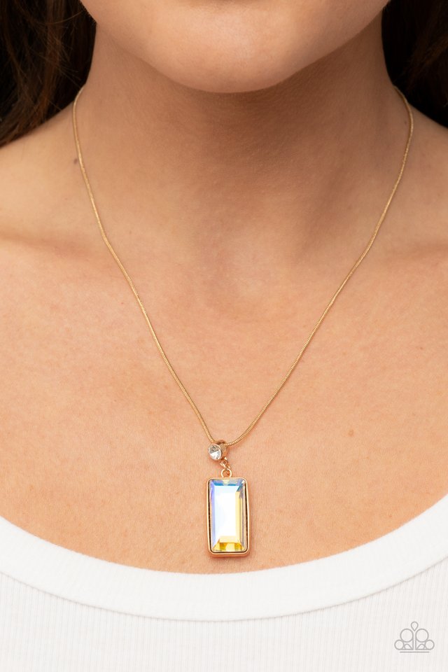 Cosmic Curator - Gold - Paparazzi Necklace Image