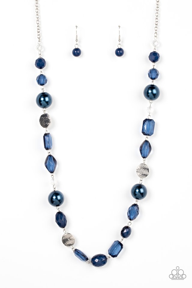 Timelessly Tailored - Blue - Paparazzi Necklace Image