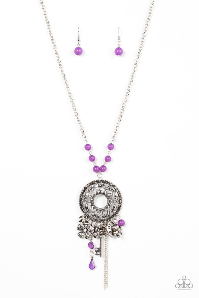 Making Memories - Purple - Paparazzi Necklace Image