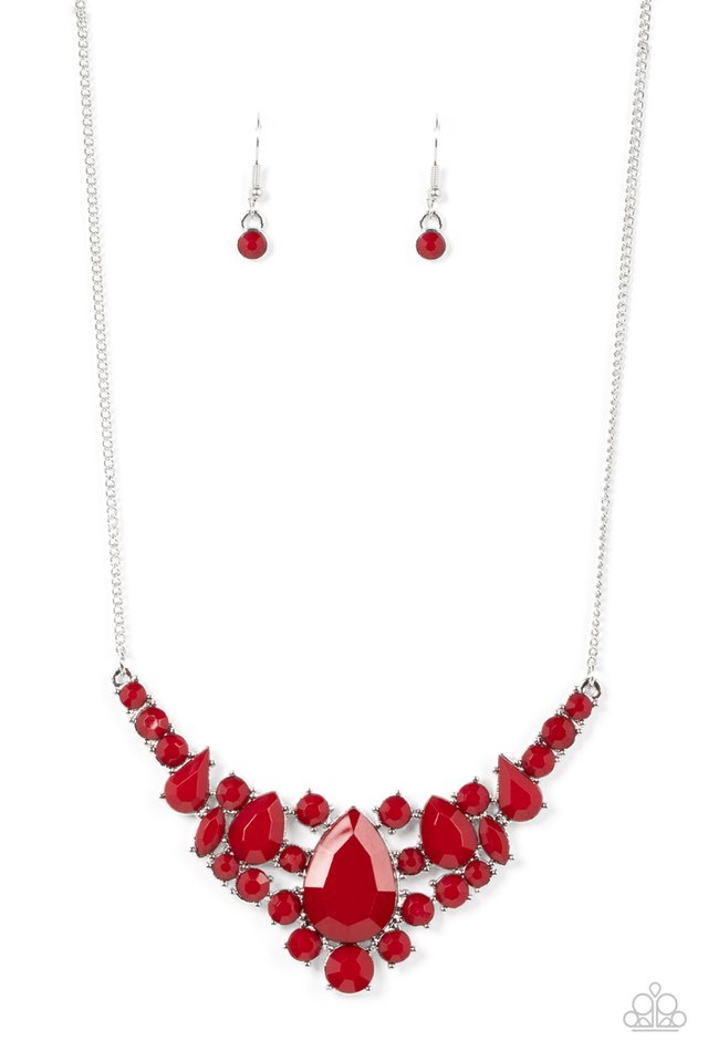 Bali Ballroom - Red - Paparazzi Necklace Image