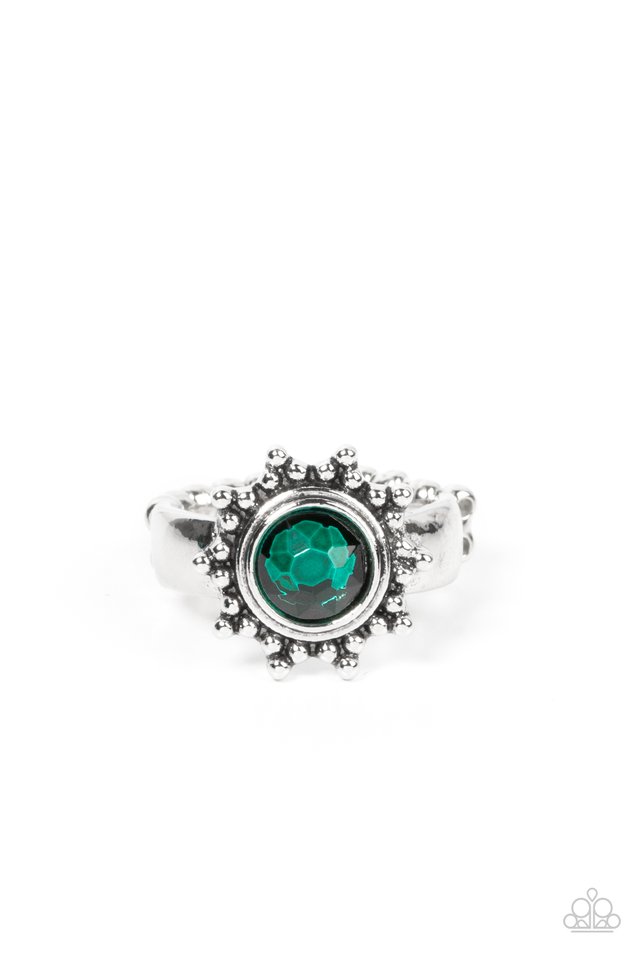 Expect Sunshine and REIGN - Green - Paparazzi Ring Image
