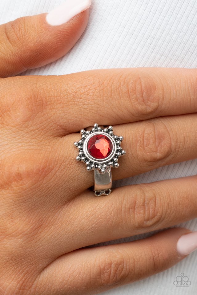 Expect Sunshine and REIGN - Red - Paparazzi Ring Image