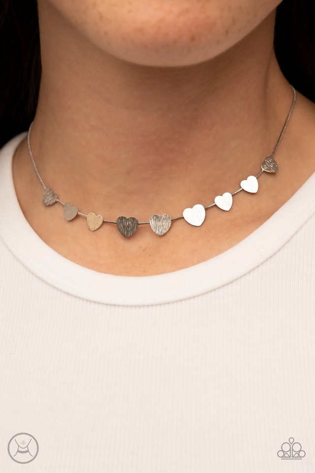 Dainty Desire - Silver - Paparazzi Necklace Image
