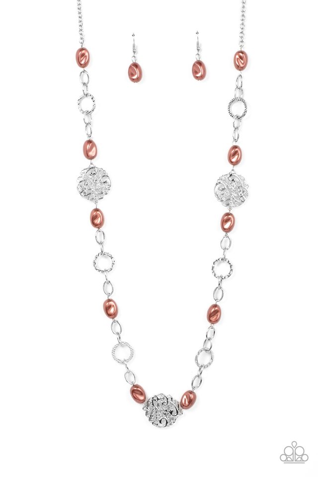 Social Soiree - Brown - Paparazzi Necklace Image